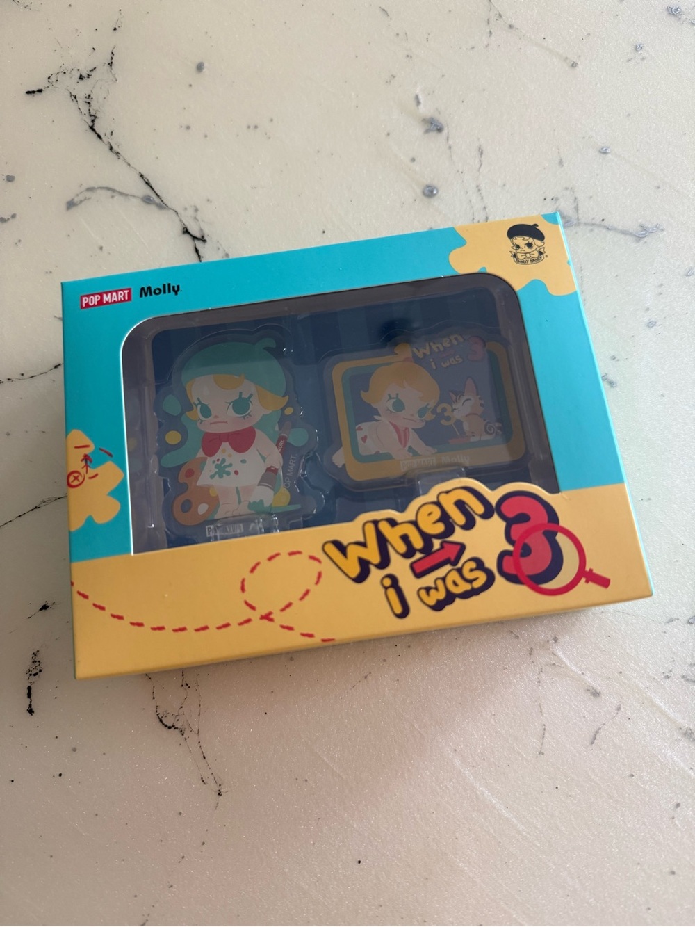 POP MART Baby Molly When I Was 3 Hook Set New in Box